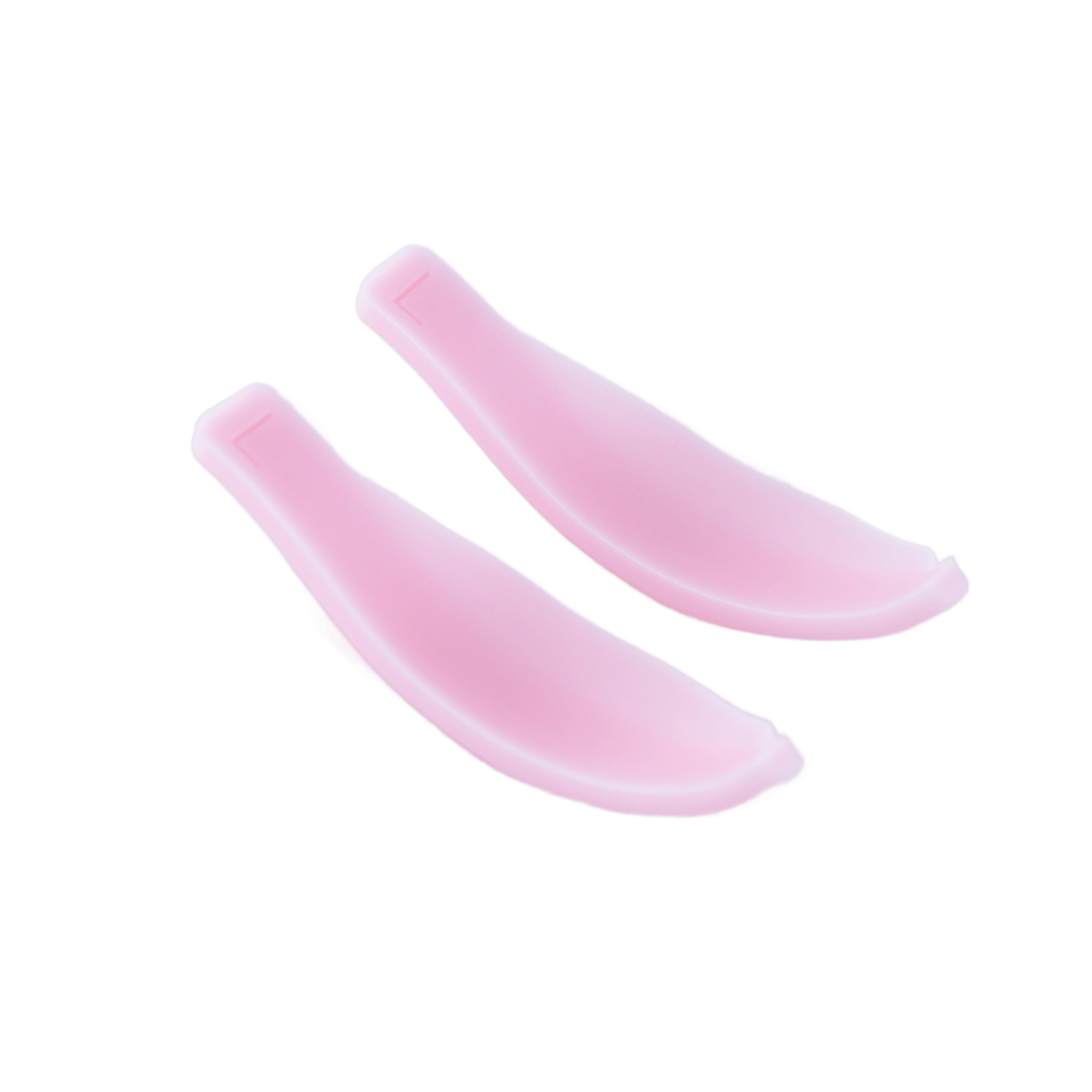 Selbsthaftende Silikon Pads Rosa Mixbox L-Curl, 4 Paare, Mix